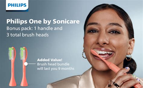 Amazon.com: Philips One by Sonicare Battery Toothbrush, Brush Head ...