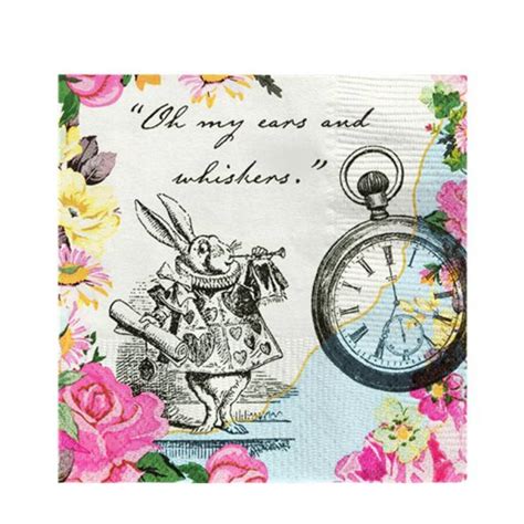 Serviettes Alice Au Pays Des Merveilles Pcs Junior Partyshop Ch