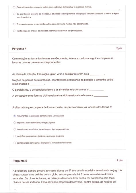 Fundamentos e Práticas no Ensino de Matemática Atividade para