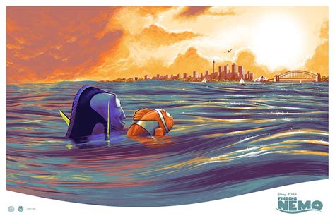 05 Finding Nemo Artists Reimagined Pixar Movie Posters And They