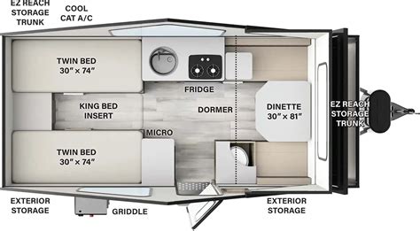 Flagstaff Hard Side Pop Up Campers Folding Camping Trailers Forest