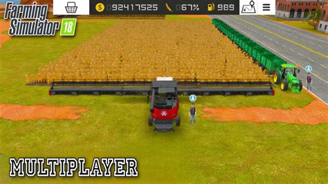 Farming Simulator 18 Multiplayer Gameplay Fs 18 Harvest Wheats And