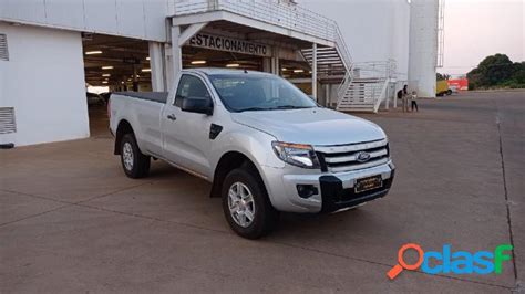 Ford Ranger Xls 2 5 16v 4x2 Cs Flex Prata 2014 2 5 Flex Em Brasil