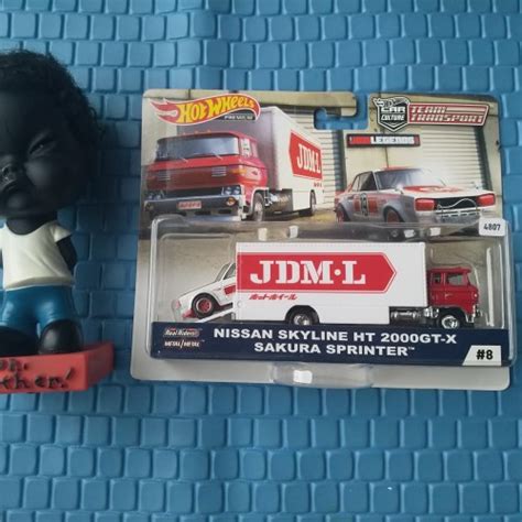Jual Hot Wheels Team Transport Nissan Skyline HT 2000GT X Sakura Sprinter Kab Bandung Empat