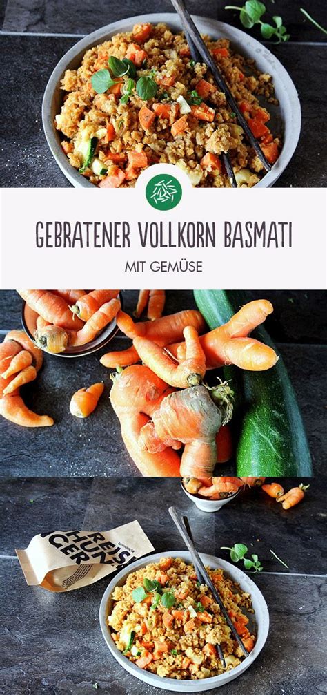 Gebratener Vollkorn Basmati Reis Recipe Food Recipes Healthy Recipes