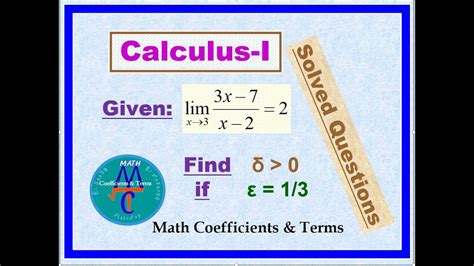 calculus   exams questions find delta   epsilon