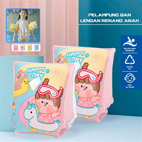 Jual Ban Pelampung Renang Anak Usia 3 6 Tahun Pelampung Tangan Motif