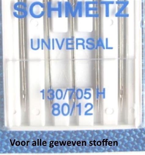 Schmetz Machinenaalden Universeel 5 Stuks 130 705 H 80 12 Bol