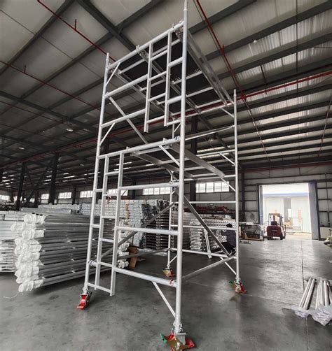 Scaffolding Aluminum Tower Mobile Metal Scaffold Ladder Tower