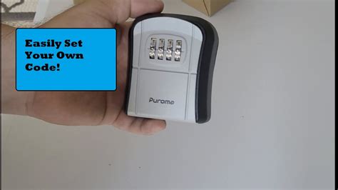 How To Set Key Lock Box Puroma Youtube