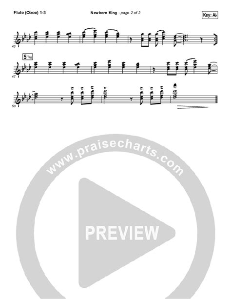 Creation S King Flute Oboe Sheet Music Pdf Paul Baloche Praisecharts