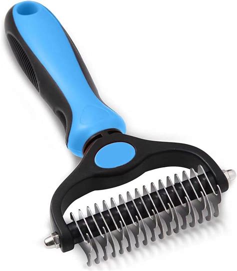 Suswim Pet Grooming Brush Double Sided Shedding And Dematting Undercoat