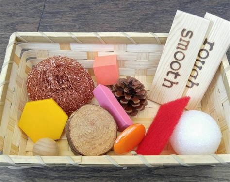 Roughsmooth Sorting Set Montessori Object Classification T For