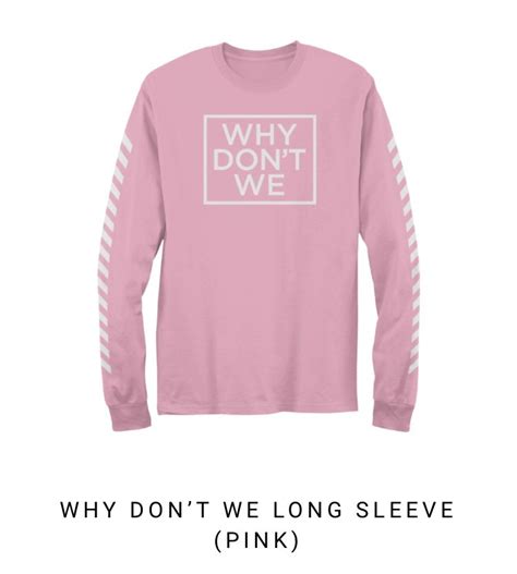 On Wednesday’s we wear pink Why Don’t We merch | Dream clothes, Band ...