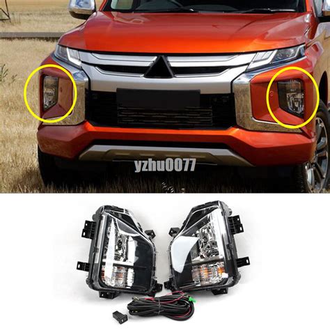 2019 2020 For Mitsubishi Triton L200 Halogen Light Front Fog Lights