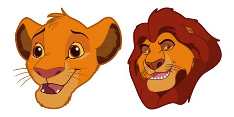 The Lion King Mufasa & Simba Cursor - Sweezy Custom Cursors