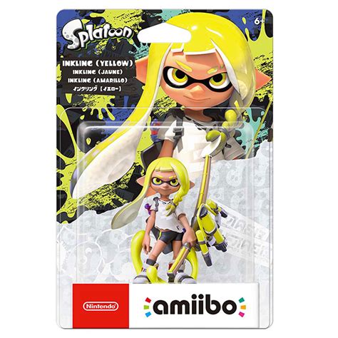 Amiibo Splatoon 3 Series Figure Inkling Yellow For Wii U New 3ds