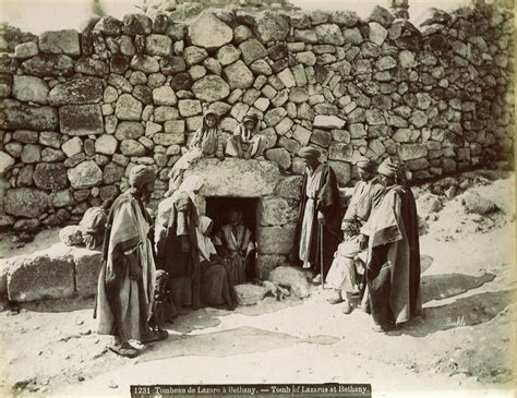 Tomb of Lazarus at Bethany. by BONFILS, Felix.: (1880) Photograph ...