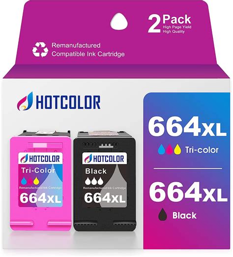 Amazon Hotcolor Xl Ink Cartridge Replacement For Hp Xl Ink