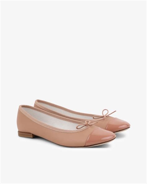 Femme Ballerines Repetto Ballerines Flora Nude Oeillet