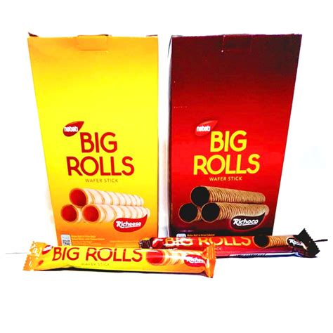 Jual Nabati Big Rolls Wafer Stik Richeese Richoco 18g 1 Box Isi 20 Pcs Shopee Indonesia