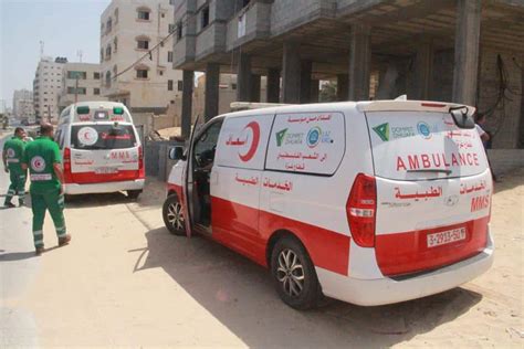 Ambulans Kemanusiaan Di Palestina Kena Serangan Rudal Israel