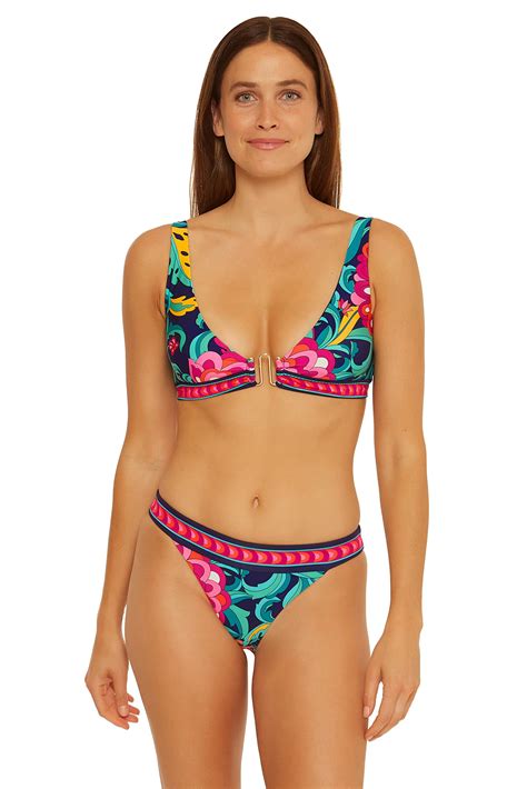 Trina Turk Women S Standard India Garden Banded Hipster Bikini Bottom