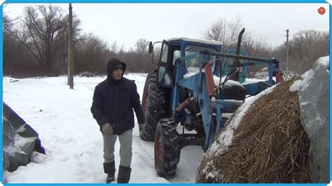ЕЛЕ ЗАВЁЛ ТРАКТОР И ЭТО БЫЛО ТОЛЬКО НАЧАЛО....ЖИЗНЬ В РУССКОЙ ДЕРЕВНЕ ...