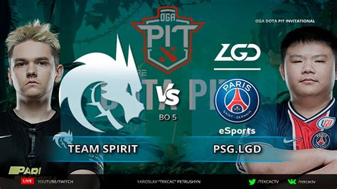 Grand Final Team Spirit Vs Psg Lgd Bo Oga Dota Pit Invitational