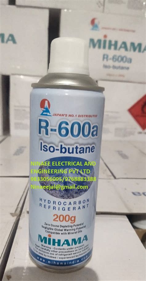 Refrigerant R A Isobutane Gases Packaging Type Can