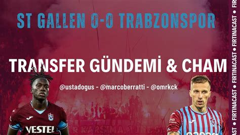 St Gallen Trabzonspor Transfer G Ndemi Youtube