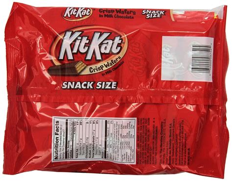 Fun Size Kit Kat Nutrition Facts - Nutrition Pics