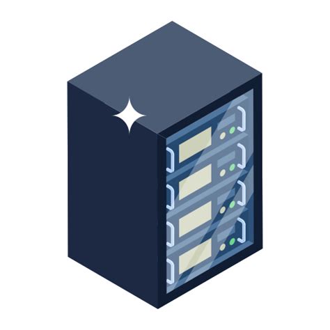 Data server Generic Isometric icon