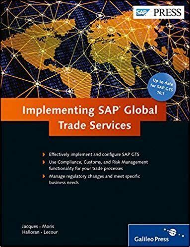 Implementing Sap Global Trade Services Sap Gts Risk Management