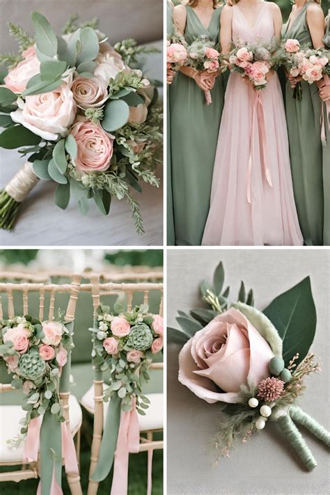 Stunning Sage Green And Pink Wedding Color Ideas For Your Special Day