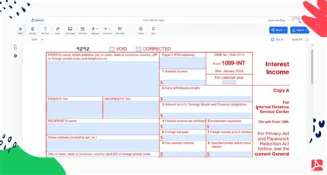 Irs Form Int Sign Form Online Pdfliner