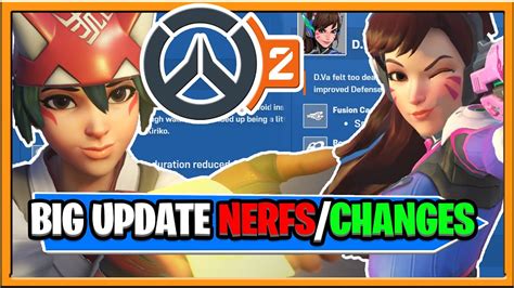 Overwatch Big Update Nerfs And Buffs Hero Changes Kirko Sombra