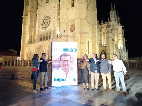 El PP de León arranca la campaña con la esperanza de que Feijóo sea el