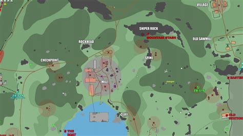 Tarkov Woods Exfil Map