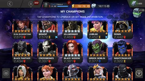 Masteries — Marvel Contest Of Champions