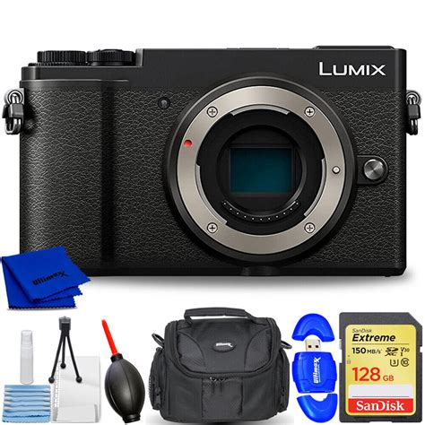 Panasonic Lumix Dc Gx Mirrorless Micro Digital Camera Body Black