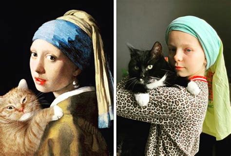 people recreate works  art  objects