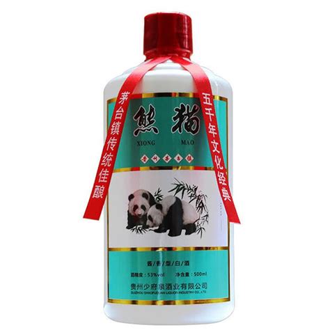 53°度贵州茅台镇 熊猫酱酒 酱香型白酒单瓶装500ml【价格 品牌 图片 评论】 酒仙网