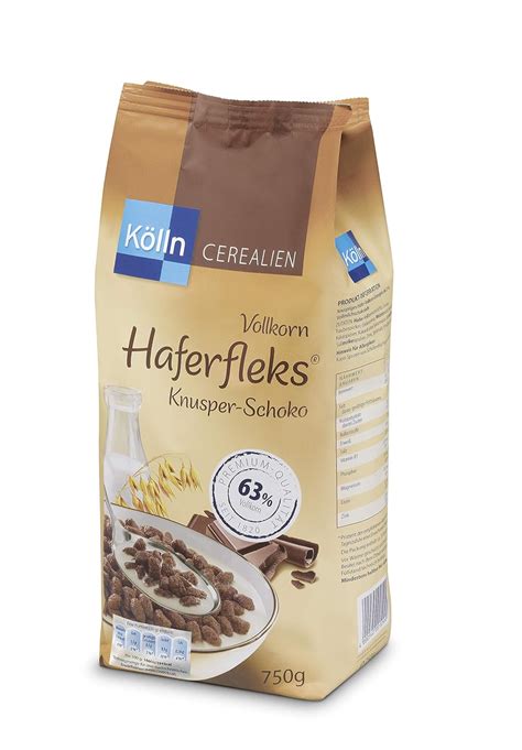 K Lln Vollkorn Haferfleks Knusper Schoko Er Pack X G Amazon