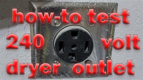 How To Test A V V Prong Dryer Outlet Easy K Hd Youtube