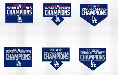 La Dodgers Championship World Series 2020 Svg Dxf Png Etsy