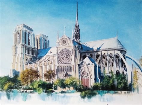 Notre Dame de Paris Painting by Valeria Radzievska