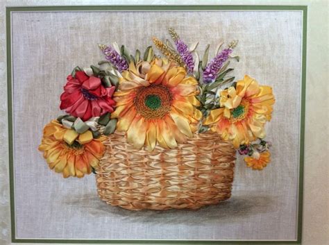 Вышивка лентами Мажестик