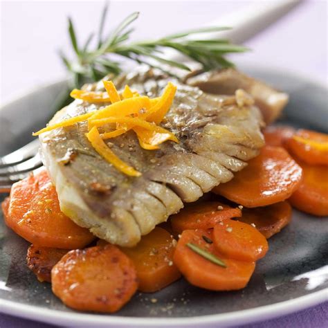 Recette Filet De Lieu Noir Caram Lis L Orange Et Carottes Cuisine