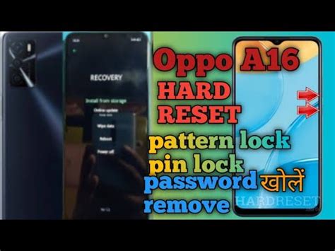 Oppo A Hard Reset Pattern Pin Password Lock Unlock Remove